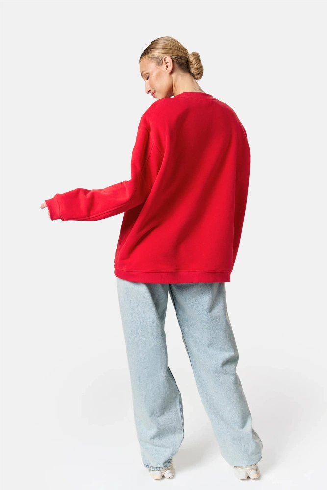 Sheila - Damska Bluza czerwona z odpinanymi poduszkami 'Savatore Red'
