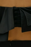 Sheila - Women's Black corset Set with Midi Skirt 'Ivresse'