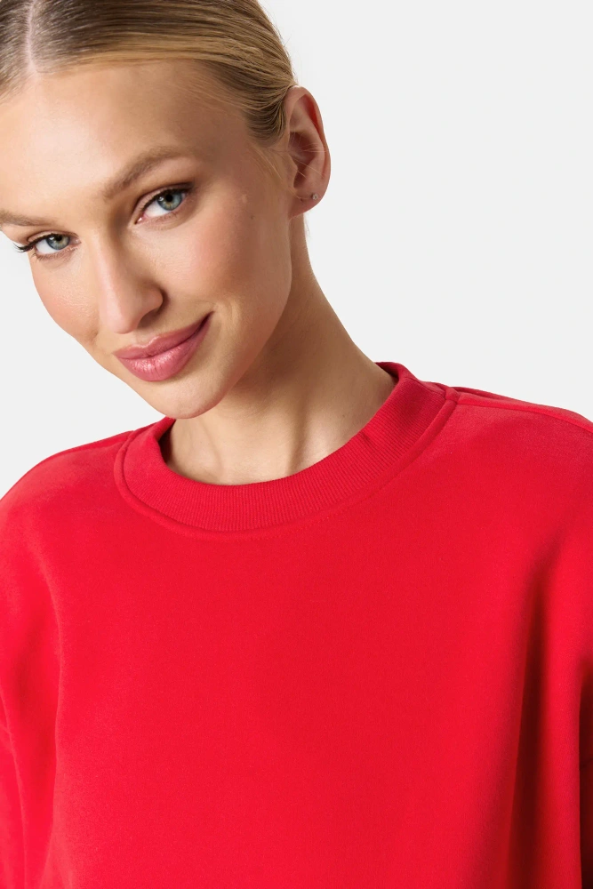 Sheila - Damska Bluza czerwona z odpinanymi poduszkami 'Savatore Red'
